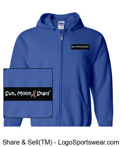 Adult Zipped Sweatshirt Design Zoom
